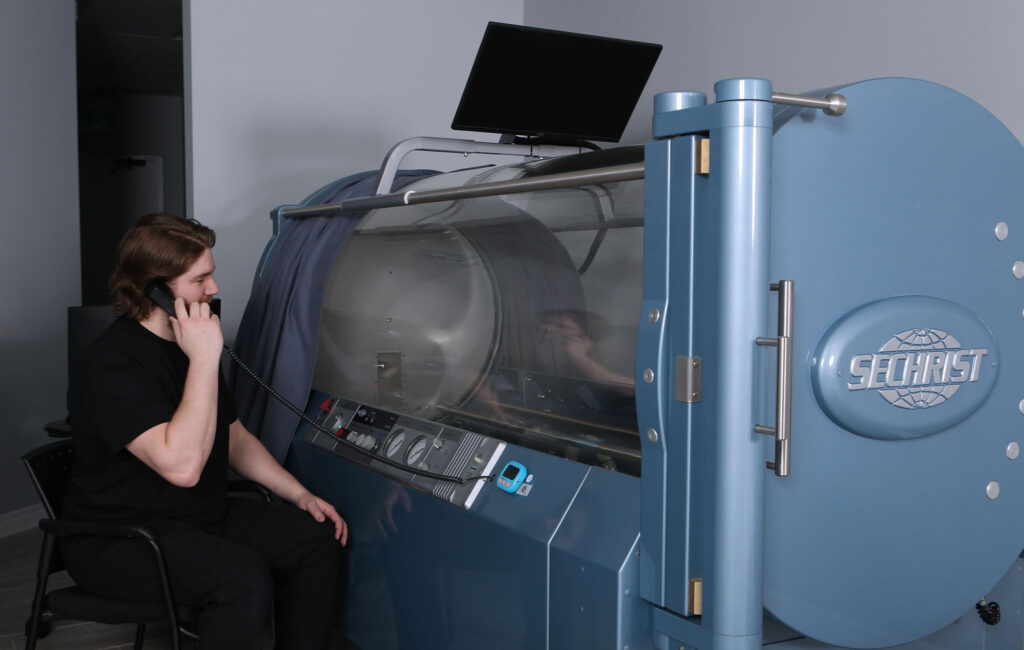hyperbaric oxygen therapy process